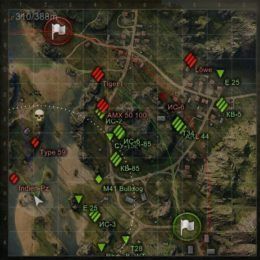 Умная мини карта HD без XVM для WoT 1.21.0.0