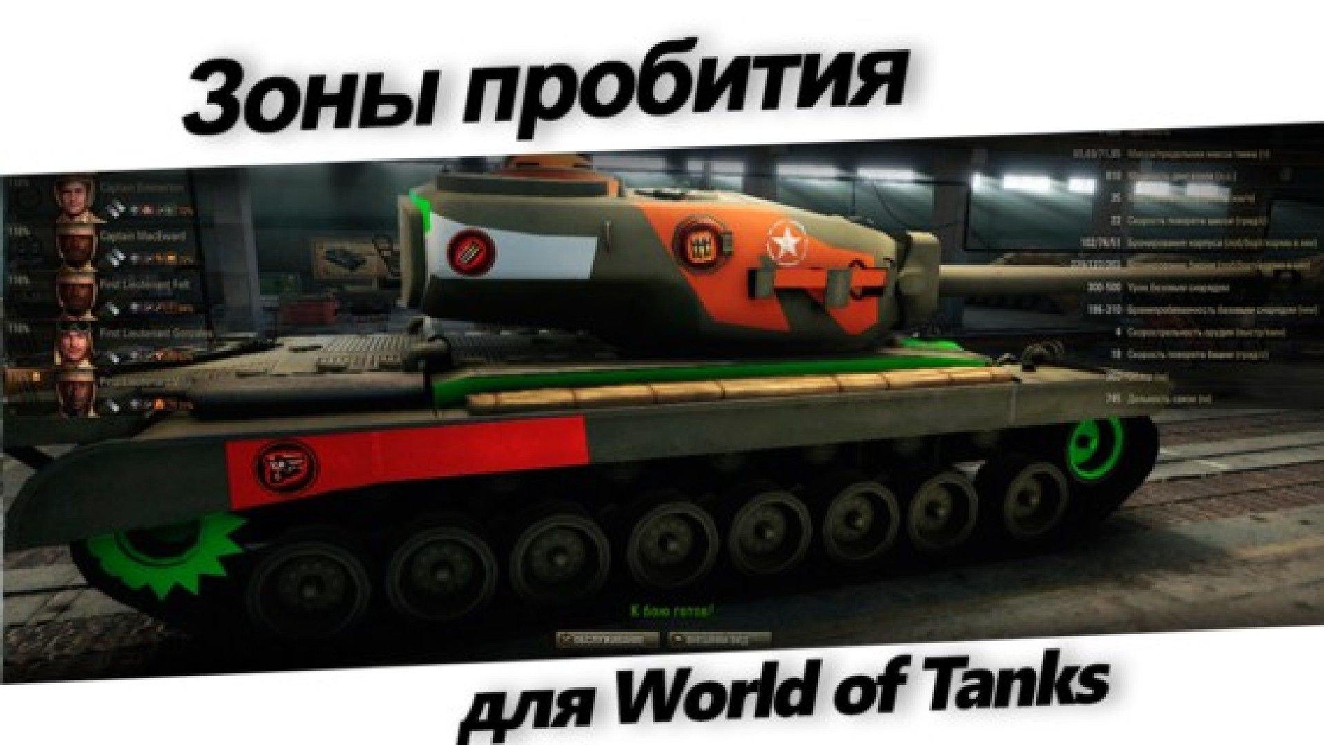 зоны пробития World of Tanks